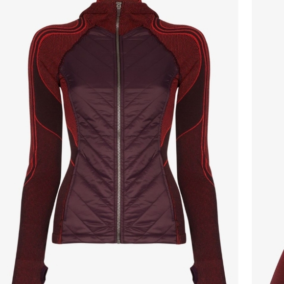 Sweaty Betty Speedy Seamless Running Jacket Burgandy Size Small - Picture 2 of 9